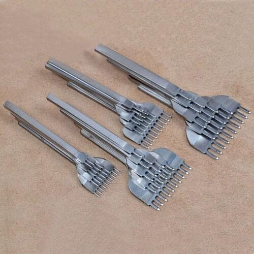 Leather Craft Tool Set Stainless Steel Hole Chisel Graving Stitching Punch Tools Kit leathercraft tools for leather hand tool
