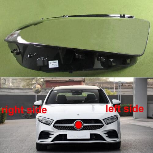 For Benz w177 W257 A-Class 2019-2021 A180 A200LHeadlights Cover Shell Lampshdade Headlamp Shell Plexiglass Replace original lens