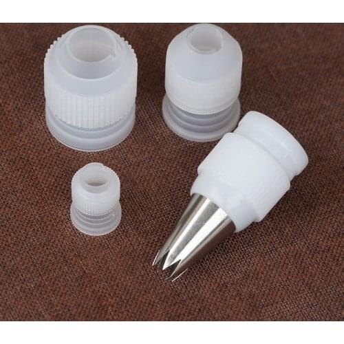 Icing Piping Nozzle Connector Adapter Cream Coupler Decoration Converter Tools Convenient Baking Tool For Cake Decorating