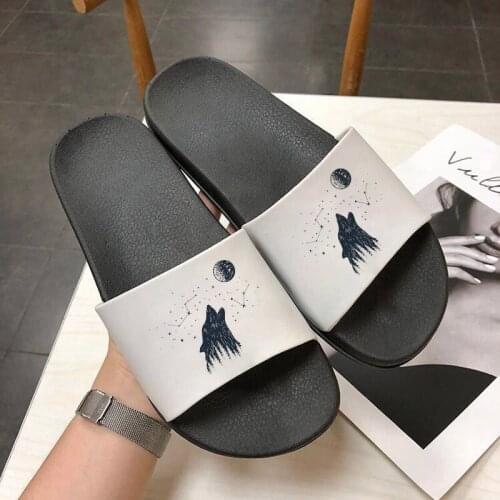 Shoes Women 2021 Fashion Slippers Women Thick Platform Home Bathroom Slides Anti-slip Indoor Floor Slipper Summer Female shoes