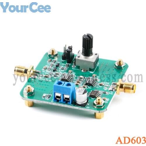 AD603 Voltage Controlled Gain Amplifier Board Module Adjustable Gain Amplifier Module DA Input Programmable Voltage