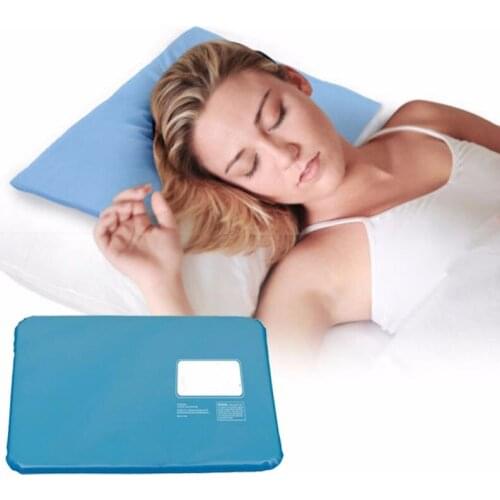 Summer Cooling Water Pillow Muscle Relief Therapy Insert Sleeping Aid Pad Mat Ice Pad Massager Water Pillows Added