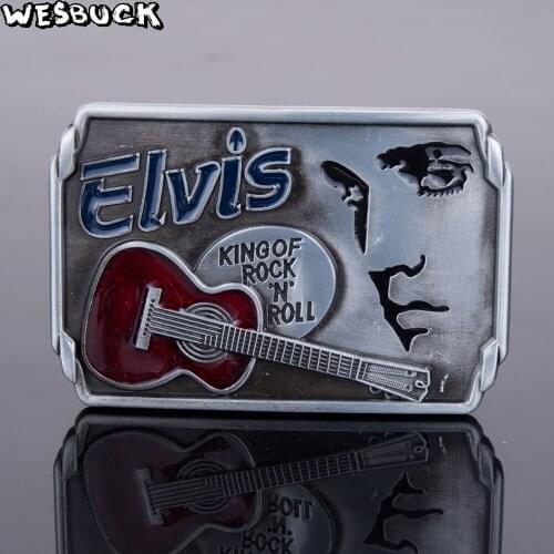 5PCS MOQ WesBuck Brand Metal Belt Buckles Music Vantage for Man Women Western Buckles Buckle