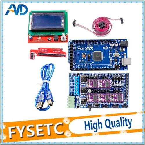 Ramps 1.5 Upgrade Base on the Ramps 1.4 +A4988/DRV8825 Stepper Motor Driver+Mega 2560 R3 Mendel+12864 LCD For 3D Printer