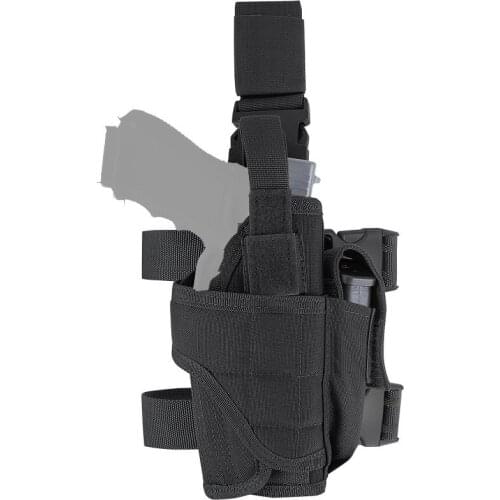 Adjustable Tactical Hunting Right Handed Leg Pistol Gun Pouch Holder Drop Leg Thigh Holster