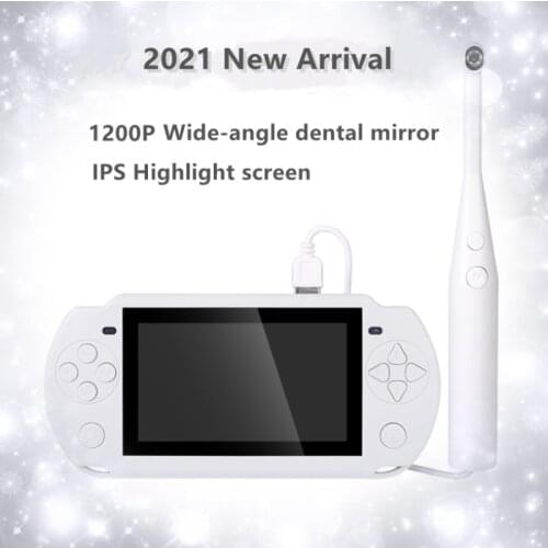 Handheld Visual Oral Dental Endoscope Camera with 4.3 Inch Screen Medical Borescope HD Oral Health Detector Camera Tool