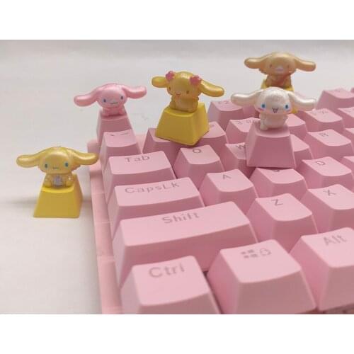 Cute Cartoon Anime Keycaps For Mechanical Keyboard Pbt Custom Keycap Diy Key Cap Setup Gamer Keyboards Accessories For Cherry Mx