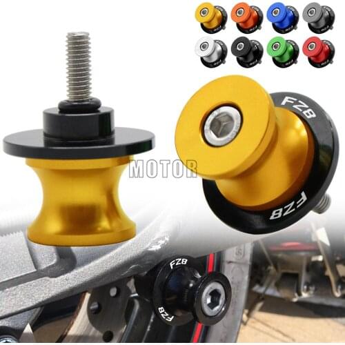 6MM For Yamaha FZ8 2011 2012 FZ-8 FZ 8 CNC Motorcycle Rear Swingarm Sliders Spools Stand Paddock Screws Swing Arm Protector 6 MM