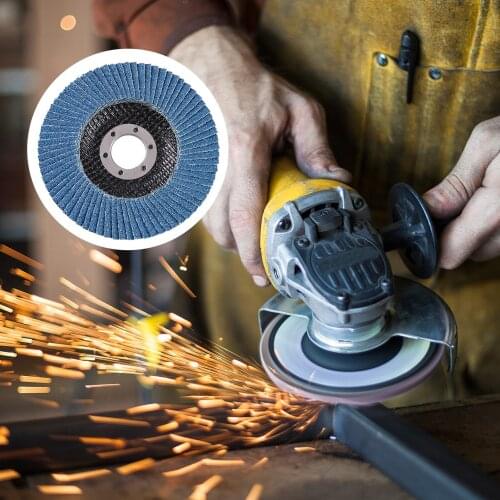 10P 4.5in Angle Grinder Flap Discs 4.5'' X 7/8'' Premium Zirconia Alumina Abrasive Sanding Grinding Wheel Power Tool Accessories