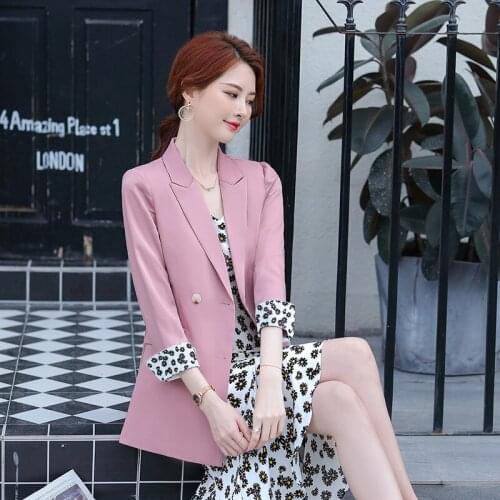 Professional suit womens summer floral garden suit fishtail skirt two pieces jacket dress women dress jaket two piece dress