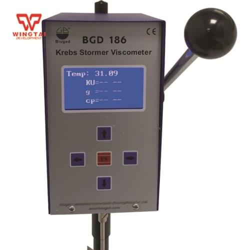 40.2KU~141KU BGD 186 Intelligent Digital Rotational Viscometer Krebs Stormer Viscometer