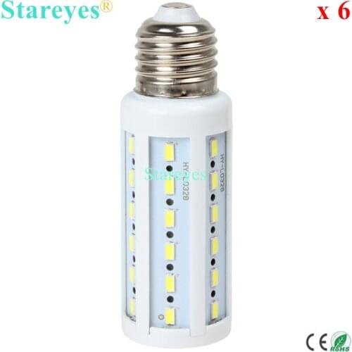 Free shipping 6 pcs 12W 42 LED 5630 5730 SMD E27 E14 B22 LED Corn Bulb Light Maize Lamp LED Lamp LED Lighting Warm/Cool White