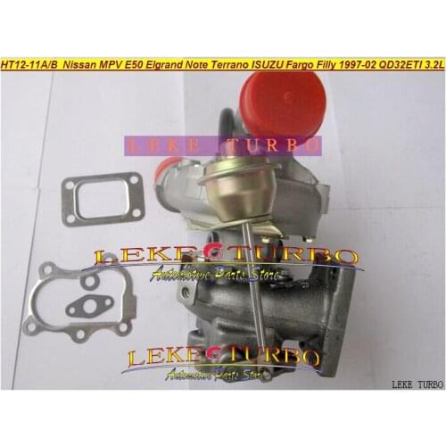 Free Ship Turbo HT12-11A HT12-11B 14411-1W400 144111W400 For Nissan MPV E50 Elgrand Terrano For ISUZU Fargo Filly QD32ETI 3.2L