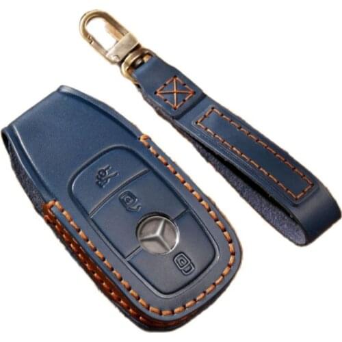 The car key case for Benz Key case womens new leather car key case