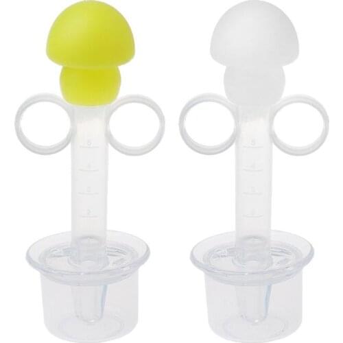 23GD Baby Squeeze Medicine Dropper Dispenser Baby Pacifier Needle Feeder Feeding Flatware Utensils Infant Nipple