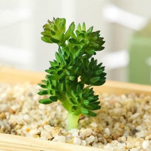 Artificial Succulents Plants PVC Mini Plant Artificial Plants Landscape Fake Plants Wedding Decoration Bonsai Planta Artificial