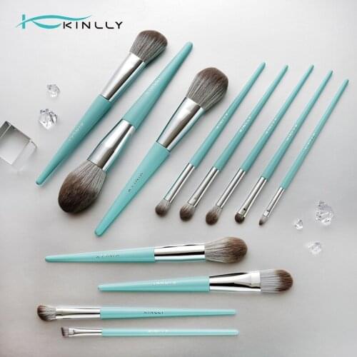 KINLLY 1PCS Makeup Brush Set with 100% Soft Synthetic Hair Brushes Tool Set Cosmetic Powder Professional High QualityBrushes