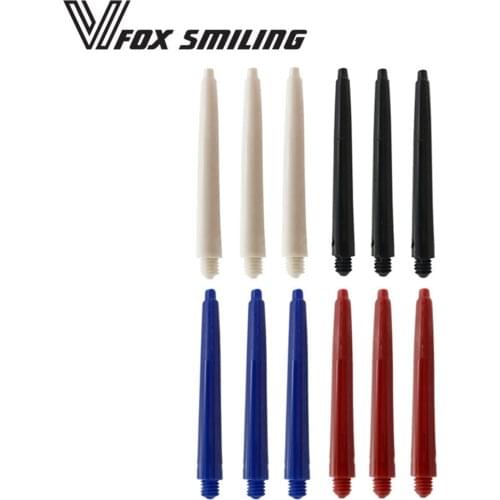 Fox Smiling 50pcs Darts Shafts Nylon 2BA 48mm 35mm 27mm Dart Shaft For Professional Darts Plastic Dart Shafts Accessories