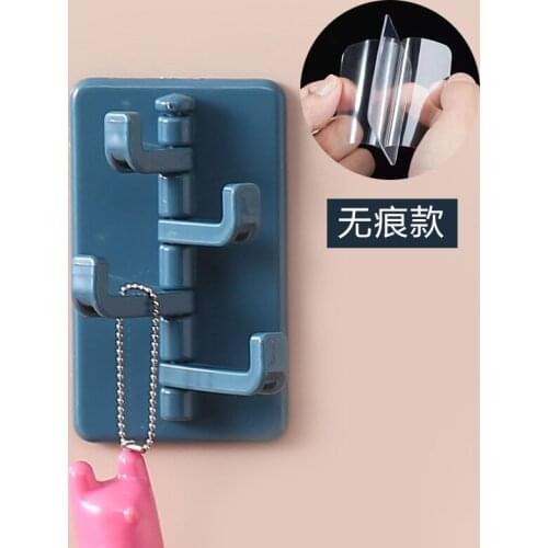 2020 Newest Waterproof Powerful Self-adhesive Hook ABS Creative Organ Hook Kitchen Wall Hanging Wall Mount Bathroom Home Supply
