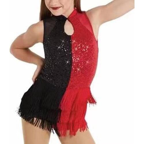 New dance costume professional jazz dance dress performance dress Lodysuit Latin dress