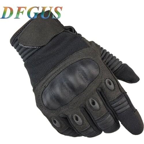 New Fashion Tactical Gloves Military Full Finger Combat Airborne Outdoor Sports Combat Anti-skid Carbon Shell Army Gloves