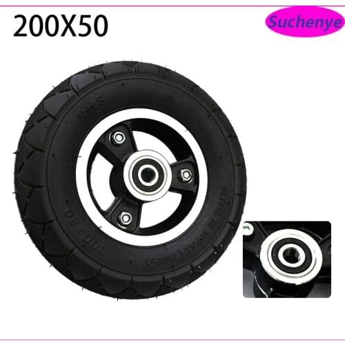 200X50 Front Wheel for Electric Scooter Balancing Scooter 8 Inch 8x2 Inflatable Tire Wheels