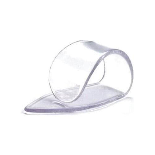 Dunlop Clear "D" Plastic Finger Pick / Thumb Pick Plectrum Mediator, 1/piece