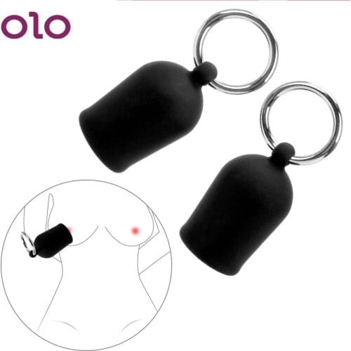 OLO 1 Pair Nipple Sucker Dual Suction Cup Nipple Stimulator Female Breast Enlarger Pump Milk Sucking Device Breast Massager