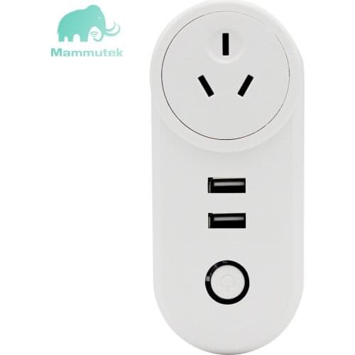 AU Standard New WiFi PLug With USB . works with and google home , voice control For Sale