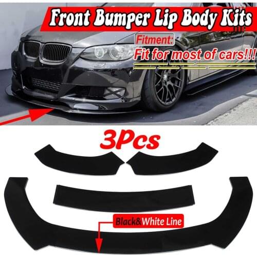 Universal Car Front Bumper Lip Deflector Lips Diffuser Guard For BMW E90 E91 E92 E93 E80 E81 E82 E87 G28 G30 G38 F30 F80 F32 F82