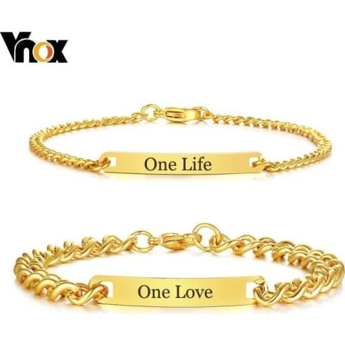 Браслеты для влюбленных VNOX China At AliExpress