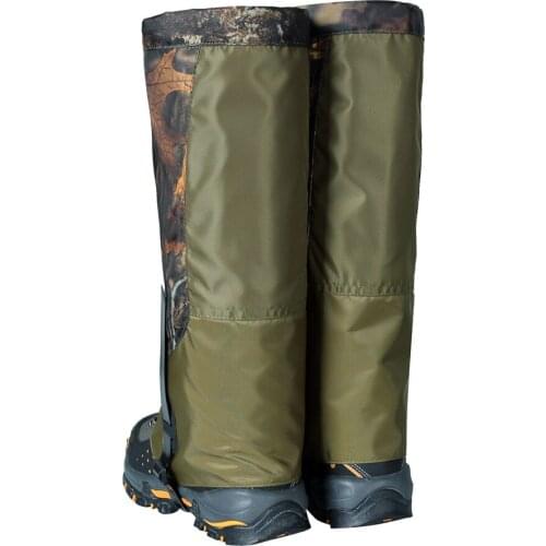 1 Pair Outdoor Hiking Walking Climbing Hunting Waterproof Snow Legging Gaiters Shoe Gaiters Boot Cover - Camouflage