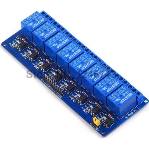1PCS 8 Channel Relay Module 3V Optocoupler Drive Module Eight Relay Control Board