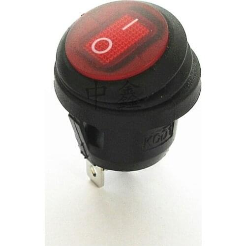 1PC KCD1 20mm Button On-Off 3Pin On-Off DPST Boat Car Rocker Switch 6A 250V/AC