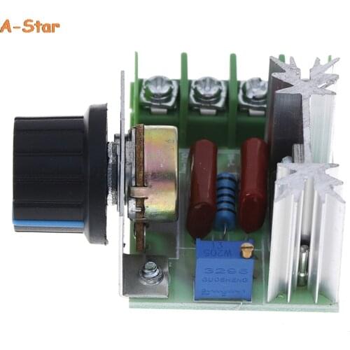 1PC 50-220V AC 2000W Speed Controller Adjustable Scr Motor Speed Regulator Governor