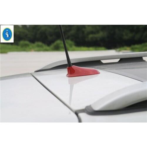 Yimaautotrims Auto Accessory Rear Top Roof Antenna Base Protector Cover Trim ABS Fit For Jeep Renegade 2015 - 2020