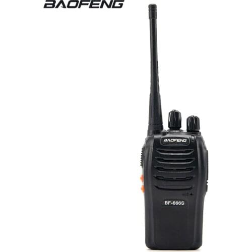 Baofeng BF-666S Walkie Talkie Portable Radio 16CH UHF 400-470MHz 2800mAh battery BF666S 5W Comunicador Transmitter Transceiver
