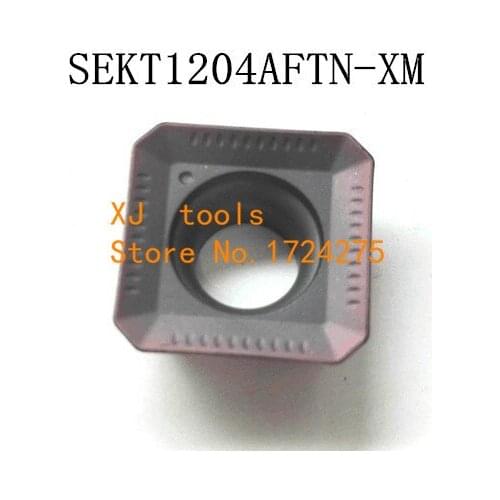 Free shipping 10pcs SEKT1204AFTN Carbide blade, CNC milling insert,numerical control lathe tool, suitable for stainless steel