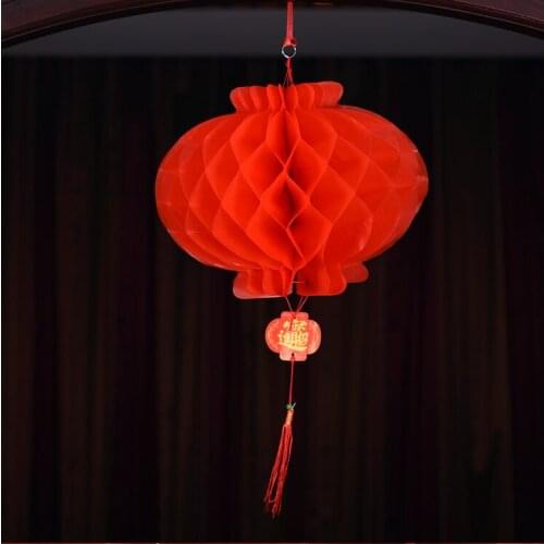 Free Shipping 8" (20cm) Chinese Traditional Red Paper Lanterns New Year Celebration Supplies Festival Party Wedding Decoration