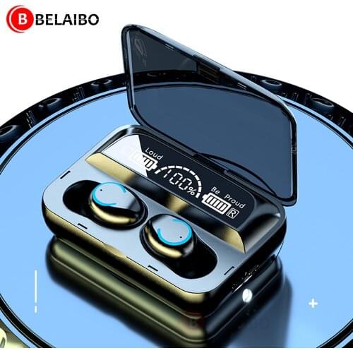 TWS Wireless Earphones Touch control Headphones Sports Headset Earbuds With 2000mah Charging Box Bluetooth 5.0 Automati matching