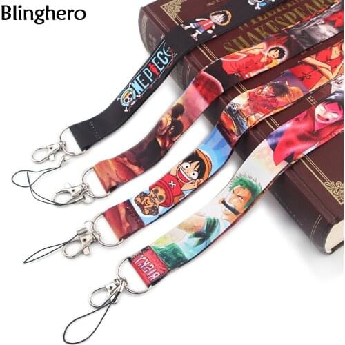 Blinghero Anime Lanyard for Keys Camera Whistle Cool Phone Neck Strap Cartoon ID Badge Holder Gifts Lanyards BH0614