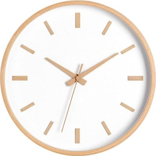 Nordic Large Wall Clock Wood Silent Morden 3d Clocks Wall Home Decor Watch Kitchen Clock Relogio De Parede Gift Ideas FZ748