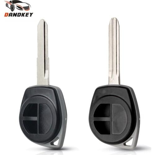 Dandkey 20X Car Remote Key Shell HU133R Blade Fob Case For Suzuki Swift SX4 Grand Vitara Aerio Liana 2 Button No Rubber Pad Key