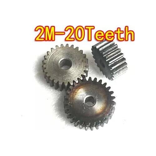 Diameter:44mm 2M-20Teeth 45steel straight spur gear DIY gear--hole d:8mm