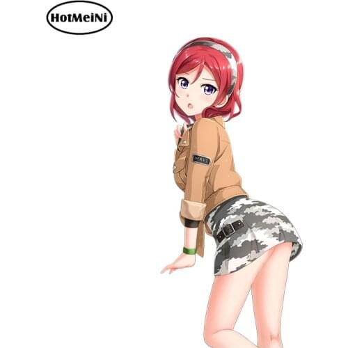 HotMeiNi 3D Sexy Car Stickers Love Live! Nishikino Maki Render Car Styling JDM Vinyl Decal Graphics Car Accessories