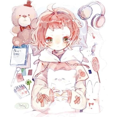 Sweet Dream Girl PET Washi Tapes Junk Journal Masking Tape Adhesive Tape DIY Scrapbooking Photo Album Washi Stickers