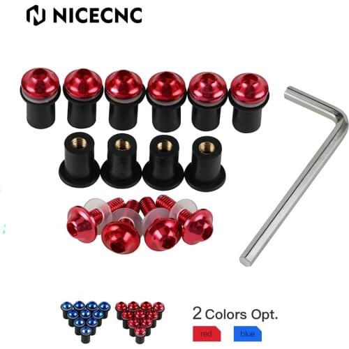 NICECNC Best Selling Windshield Windscreen Bolts Kit Wellnut For Honda CBR600RR CBR954RR CBR1000RR
