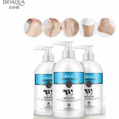 Horec Natural Skin Care Fresh Milk Extraction Body Lotion Whitening Moisturizing Smooth Body Care Cream Nourishing for Dry Skin