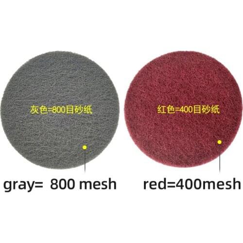 6 inch round industrial cleaning cloth flocking self-adhesive cleaning vegetable cloth stainless steel metal polishing wire draw