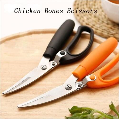 Kitchen Scissors Stainless Steel Multi-functional Chicken Bone ScissorsHigh Quality Kitchen Supplies